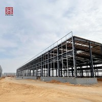Estructura de Acero Prediseñada ZTSS de Alta Resistencia a la Deformación y a las Fugas, Almacén para Almacenamiento de Equipo Pesado