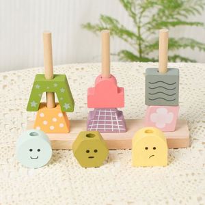 Cpc Ce En71 Baby Educational Natural Wood Toy <b>Creative</b> Set for Kids Montessori Wooden Building Blocks - Product Image 6