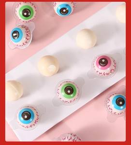 <span class=keywords><strong>Bonbons</strong></span> gélifiés amusants et populaires pour enfants, en forme d'œil avec des expressions amusantes, garnitures liquides, collations pour enfants - Product Image 5