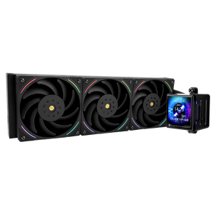 NOUVEAU Refroidisseur de processeur liquide AIO Thermalright Elite Vision 360 ARGB Noir & Blanc avec écran IPS 360 mm et ventilateur PWM pour PC de bureau de jeu - Product Image 1