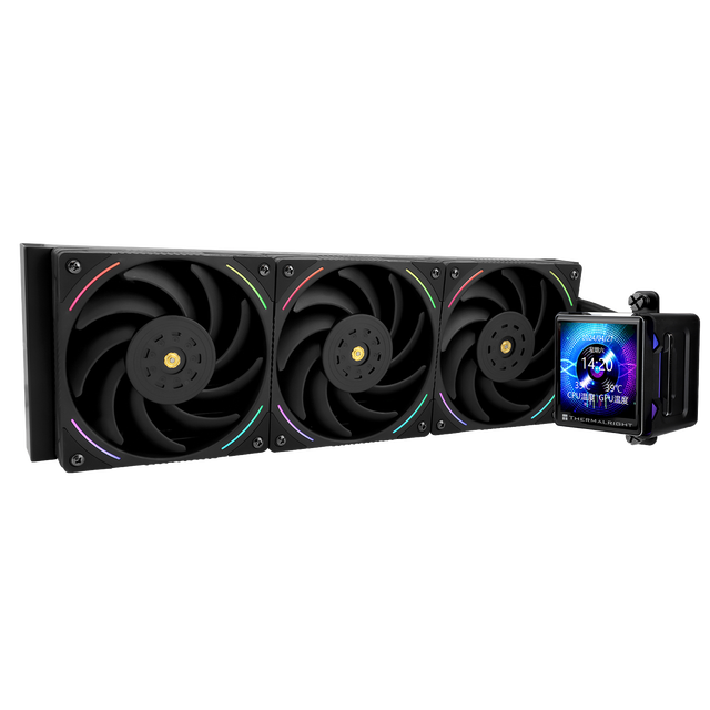 NEW for Elite Vision 360 ARGB Black& White AIO CPU Liquid Cooler 360mm Fluid Bearing Copper Aluminum Heatsink PWM Fan