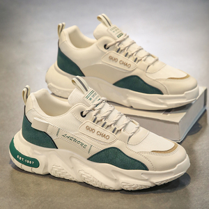 Zapatillas Deportivas Casuales de Hombre con Caña Alta, Parte Superior de Microfibra, Suela de Goma PU, Impermeables, Transpirables, con Malla, para Verano - Product Image 3