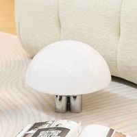 Lampe de bureau moderne en forme de méduse, lampe de table LED en forme de champignon, lampe de nuit créative, éclairage d'ambiance décoratif pour le bureau ou la table de chevet