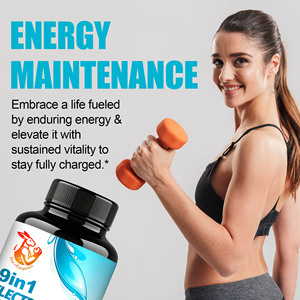 ODM OEM Comprimés d'hydratation électrolytique 9-en-1 Chlorure de sodium pour adultes - Suppléments naturels à base de plantes pour améliorer les performances - Product Image 5