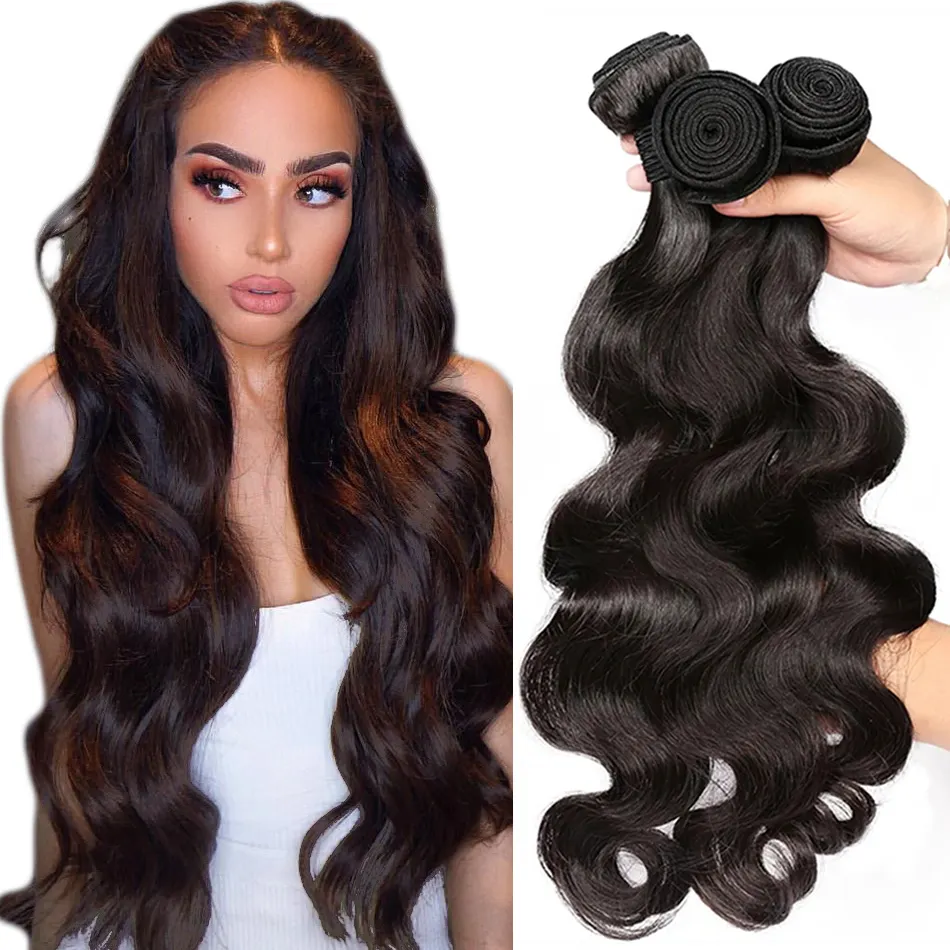 Cheap Wholesale Body Wave Remy Malaysian Cuticle Aligned Human Hair Extension Double Weft Hair Bundles Human Hair Weave In Stock