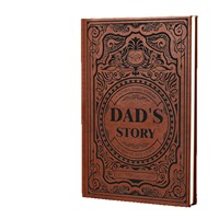 Couverture de carnet de voyage artisanale pour papa, carnet de notes en similicuir, cadeau en stock, style biblique