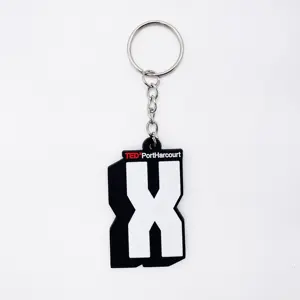 Custom Company Logo Soft Pvc Keyring Fashionable 3d Or 2d Design Logo Personalized Pvc Keychain Rubber Pvc Key Chain