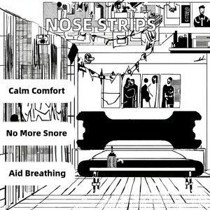 Bandes nasales anti-ronflement Yesiwell Extra Strength pour le sport et le sommeil, ruban respiratoire nasal certifié CE pour l'apnée du sommeil et le ronflement - Product Image 3