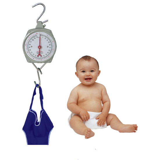 Bilancia meccanica per bambini da 25KG bilancia a quadrante bilancia portatile per bambini con pantaloni PT-617