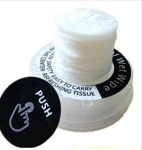Lingettes humides compressées portables Push, jetables, pour voyage, lingettes magiques, serviettes en papier - Product Image 3