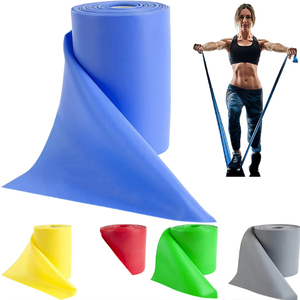 Custom Logo 10m/20m Latex Yoga Elastic <strong>Bands</strong> 50 Yards Therabands Roll for Strength Training and Therapy Bulk <strong>Exercise</strong> <strong>Bands</strong> - Product Image 2