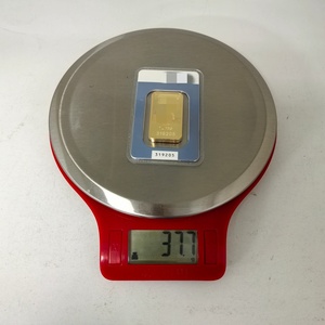 Nuova Lingotto d'Oro Placcato in Ottone da 1 UNZA (1oz) con Numero di Serie, Artigianato Metallico Svizzero, Lingotto Solido in Oro 24k - Product Image 3