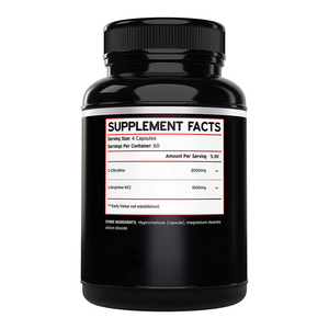 Compléments Nutritionnels Sportifs OEM L-Arginine L-Citrulline 240 Capsules – Boosteur d'Acides Aminés 3000 mg - Product Image 2