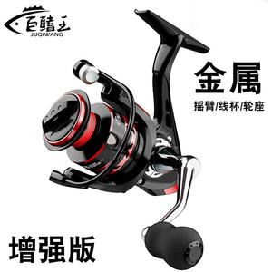 รอกตกปลาโลหะทั้งหมด JQWIYERIT83 รอกตกปลาแบบสปินนิ่ง สำหรับมือขวา ตกปลาชายฝั่งทะเล 1 ชิ้น - Product Image 3