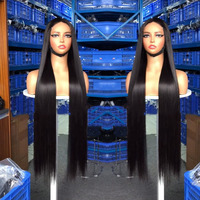 Wig Rambut Asli Vietnam 13x4 Lace Frontal Wig 40 Inch Pre-plucked hd Lace Wig untuk Wanita Kulit Hitam Wig Lurus Alami dari Vendor Rambut Manusia