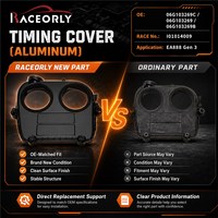 RACEORLY 06G103269C k103269f غطاء توقيت الألومنيوم ADC12 لـ EA888 Gen3 Golf A3 A4 Q5 CZDA CHHB DKUA