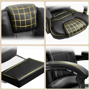 Silla <span class=keywords><strong>de</strong></span> Oficina Ejecutiva BOSS <span class=keywords><strong>de</strong></span> Respaldo Alto a Precio Económico, Silla <span class=keywords><strong>de</strong></span> <span class=keywords><strong>Trabajo</strong></span> Ergonómica Ajustable <span class=keywords><strong>de</strong></span> Cuero PU con Ruedas - Product Image 5