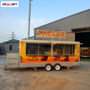 Remolque Completamente Equipado, Carrito de Café Móvil, Venta de Hot Dogs, Pollo Frito, BBQ, Camión de Comida Rápida - Product Image 4