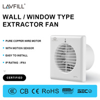 Ventilateur domestique à faible bruit avec capteur de mouvement, nouveau design, grand volume d'air, 4 pouces