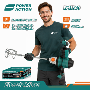 Mezcladora Eléctrica Industrial de 6 Velocidades y 1800W con Motor de Cobre <span class=keywords><strong>para</strong></span> <span class=keywords><strong>Mortero</strong></span>, Yeso, Cemento, Concreto y Pintura, <span class=keywords><strong>Taladro</strong></span> <span class=keywords><strong>Mezclador</strong></span> <span class=keywords><strong>para</strong></span> Construcción - Product Image 1