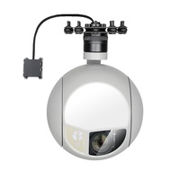 Caméra à nacelle Q30TIRM-1500 EO/IR à triple capteur avec zoom optique 30x, zoom thermique IR 7x 100 mm et télémètre laser 10 km