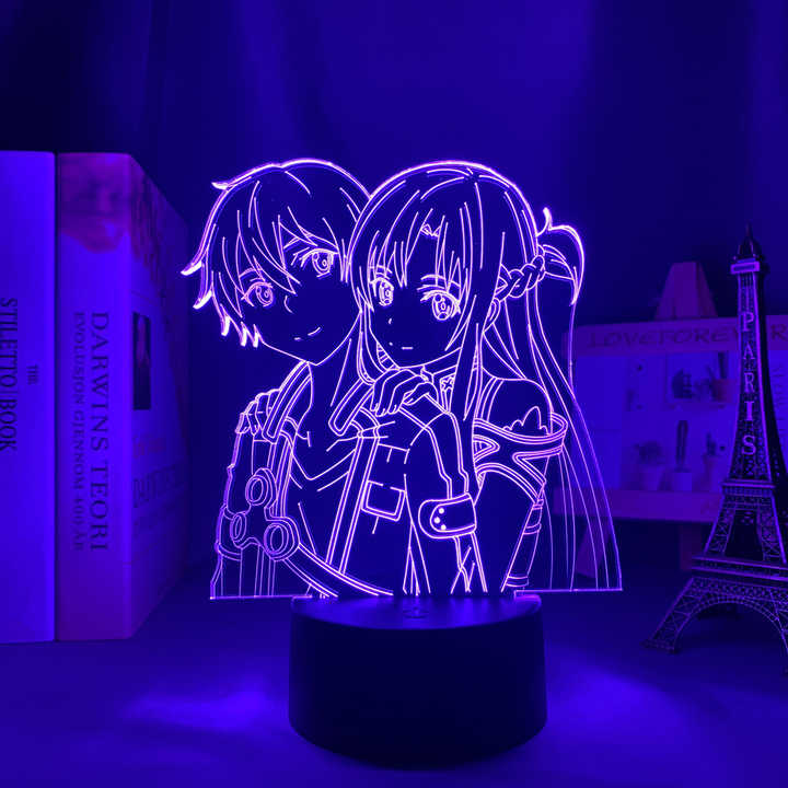 LED Night Lights Anime Vampire Knight For Kid Room Decor Manga Acrylic 3D  Lamps