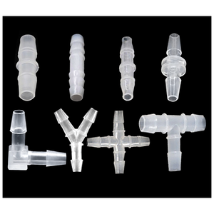 Plastic 1.6Mm Tot 6.4Mm 1/16 "Naar 1/4" <span class=keywords><strong>Aquarium</strong></span> Luchtpomp 4 Manier Kruis X Weerhaak Slangbuis Connector Fitting - Product Image 3