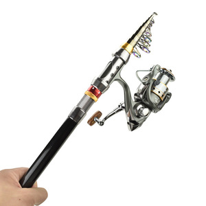 Sea rod manufacturers directly supply FRP hard adjustment 2.1 m 3.6 m fishing rod fishing gear set combination