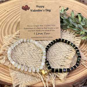 Pulsera Natural de Cuentas de Vidrio Coloridas, Calidad de Estudio de Yoga, Venta al por Mayor Directa de Fábrica, Elección de Piedras Personalizadas - Product Image 2
