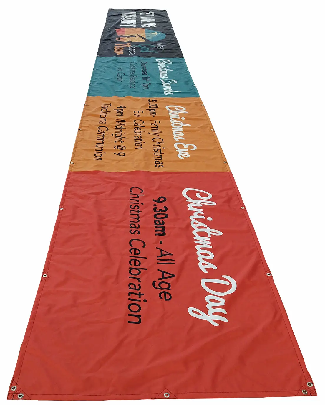 Oxford banner waschbar falten feuer beständig banner hängen polyester banner druck