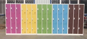 9-<b>Door</b> Lockers Use Metal Storage Locker Cabinet Wardrobe for Employees School Gym Workshop Home Office - Product Image 5
