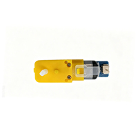 Motor de Engranajes TT Zetok TTM01 DC 3V-6V con Placa Convertidora, Reducción 1:120, 18x27mm, para Kits de Bricolaje de Robots y Coches Inteligentes