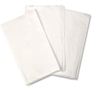 Serviettes de table jetables GEN 2 plis, 37 cm x 42 cm, douces, blanches, imprimées, pliées dans un sac - Product Image 2