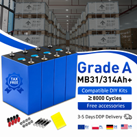 Batterie Lifepo4 314ah 3.2v rechargeable, prix de la batterie Lifepo4, stockage d'énergie domestique Lifepo4 16kwh