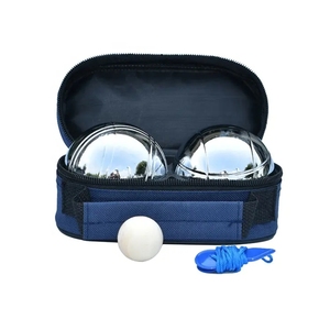 EZ vente en gros personnalisé 2 pièces en métal <span class=keywords><strong>boules</strong></span> de pétanque pétanque jeu de <span class=keywords><strong>boules</strong></span> avec sac de transport pour les sports de plein air jouer - Product Image 3
