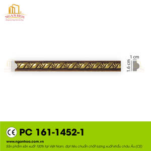 Moldura de Pared de PS con Aspecto de Madera, Resistente al Agua, Precio de Fábrica |   Moldura Decorativa de Poliestireno para Paredes Interiores PC161 - Product Image 3