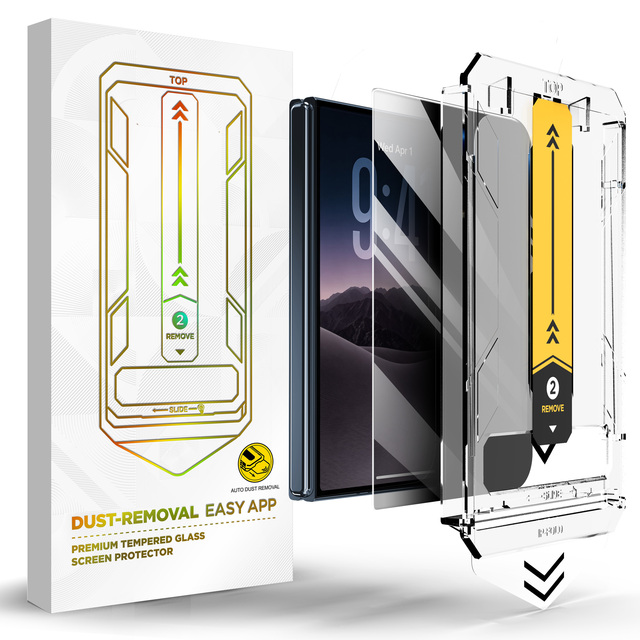 Bubble Free EasyApp 9H Full Coverage Anti-SPY Privacy Tempered Glass Screen Protector for Iphone 18 Duo 17 16 14 13 12 11XR
