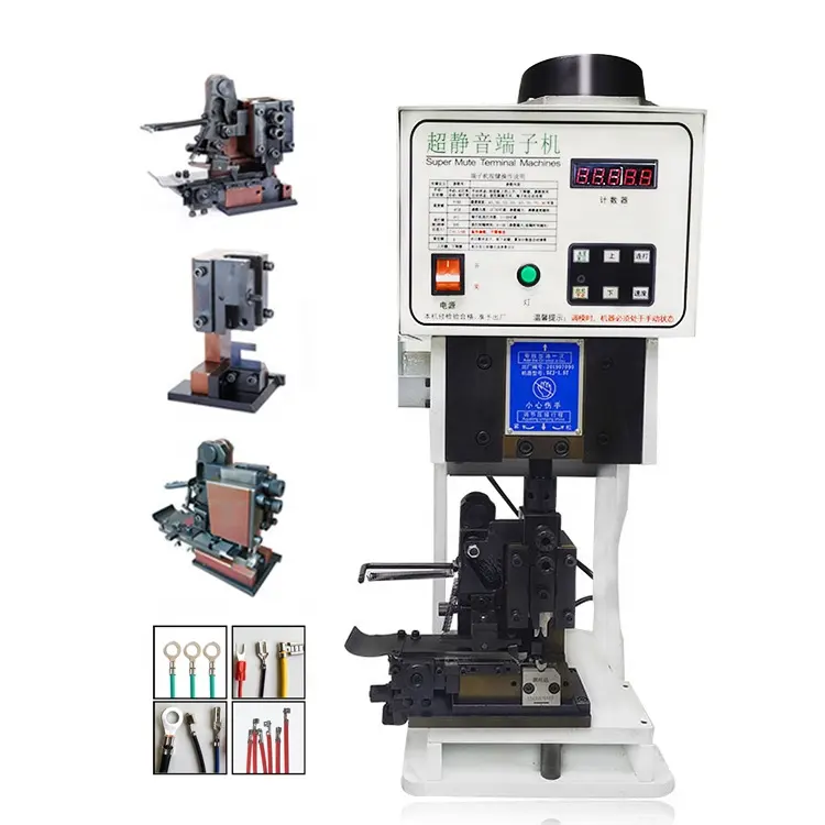 2T terminal crimper OTP semi auto terminal crimping machine cable wire crimping machine with crimping mold