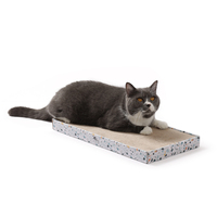 Griffoir pour chat rectangulaire en carton, rechargeable et détachable, pour la vente en gros