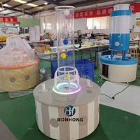 Bonhong Machine de jeu de balle suspendue interactive de haute qualité Aire de jeu de piscine à balles pour enfants pour l'école Aires de jeu résidentielles