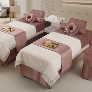 ชุดผ้าปูเตียงนวดสปาหรูหรา 4 ชิ้น รุ่นใหม่ปี 2026 ผ้ากำมะหยี่คุณภาพสูง - Product Image 3