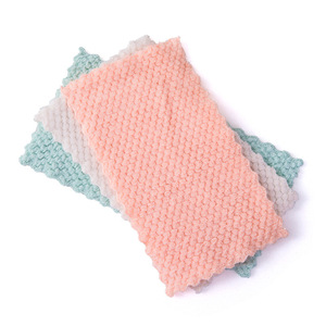 Esun Premium Super Absorbant Coral Velvet Vaisselle Chiffon Microfibre Cuisine Maison Produit de Nettoyage pour Laver la Vaisselle - Product Image 1