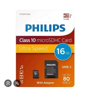 MicroSDHC <b>Card</b> 16GB Class 10 UHS-I With Adapter - Product Image 1