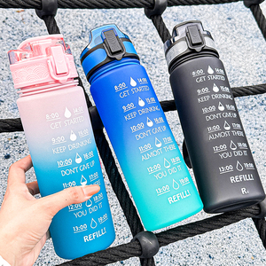 OEM 700ml Tritan para botella de agua motivacional Diseño deportivo a prueba de fugas Marcador de tiempo Fitness Inspirado Fitness a prueba de fugas Fitness <span class=keywords><strong>Water</strong></span> <span class=keywords><strong>Bo</strong></span> - Product Image 5