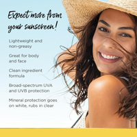 Crème solaire minérale végétalienne à marque privée SPF28+++ PA++++ Protection large spectre Résistante à l'eau Fini mat invisible pour