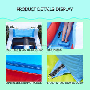 Toboggan aquatique commercial OEM avec grande piscine à éclaboussures, en PVC durable, pour parcs aquatiques, divertissement estival en extérieur et <span class=keywords><strong>location</strong></span> commerciale - Product Image 5