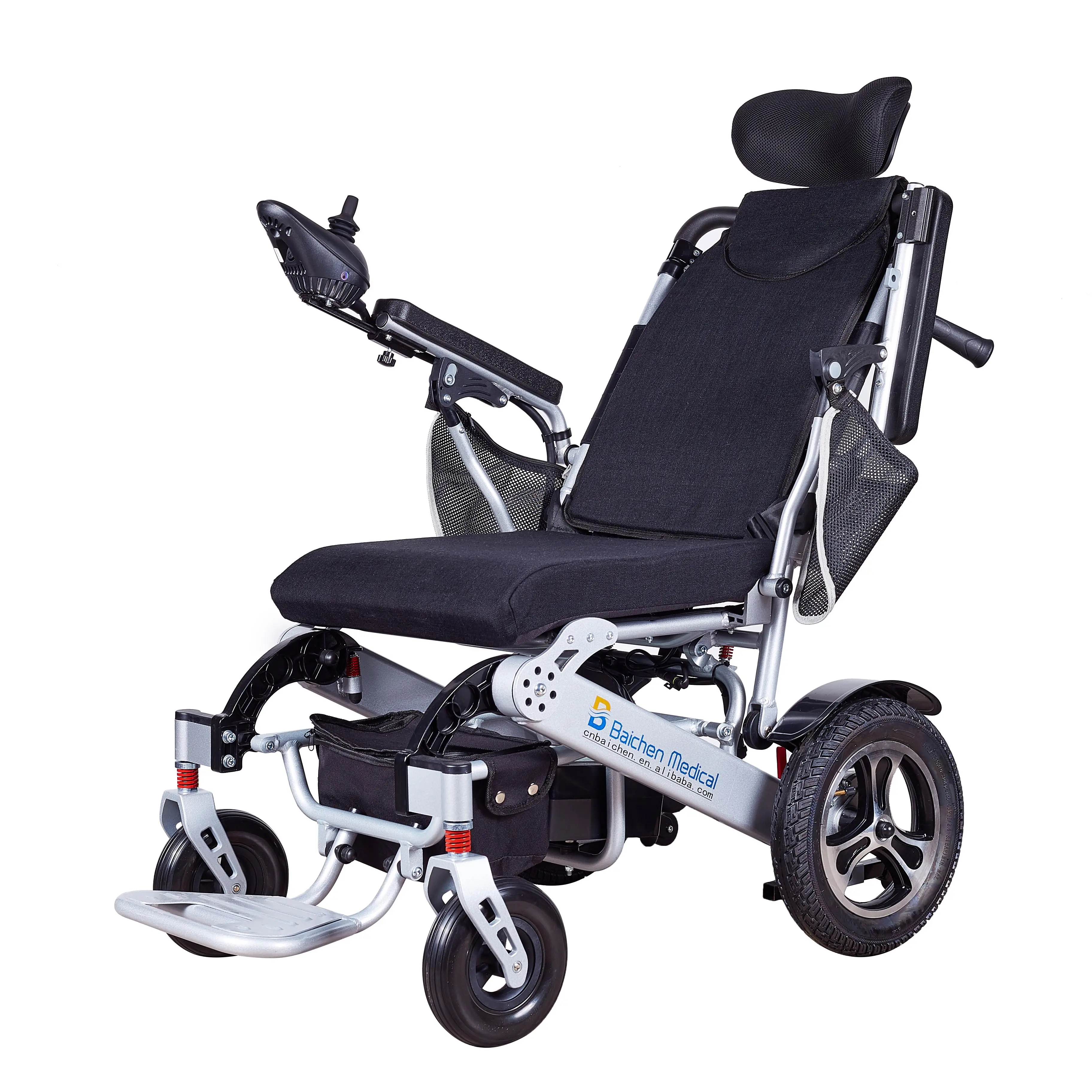 2023 Full Automatic Folding Wheel Chair Barato Dobrável Portátil Leve Cadeira De Rodas Elétrica Para Deficientes