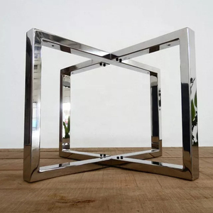 Oem/ODM thép không gỉ đồ nội thất đứng khung kim loại cấu trúc chế biến có thể điều chỉnh chân bàn tùy chỉnh gia công dịch vụ - Product Image 1