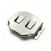Ieeton Medical Paire de batteries bouton 4P en acier inoxydable CR1025, plaqué nickel, avec pad doré pour PCB SMT, pour surveillance de la glycémie