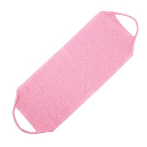 Serviette de bain longue et élastique en nylon épaissi et robuste, avec bande de frottement pour le dos et bande de traction, pour exfoliation corporelle - Product Image 1